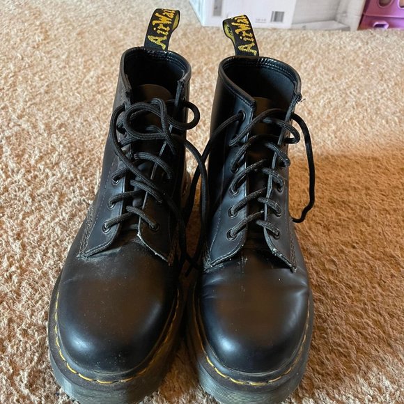 Dr. Martens Shoes - Dr. Martens 101 Bex Smooth Leather Ankle Boots